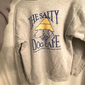 Saltydog sweatshirt/hoodie gray - thick - small